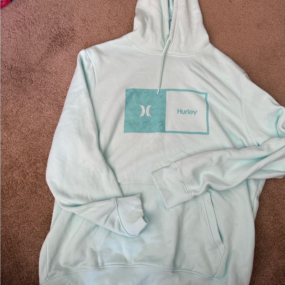 Hurley Light Green Hoodie
